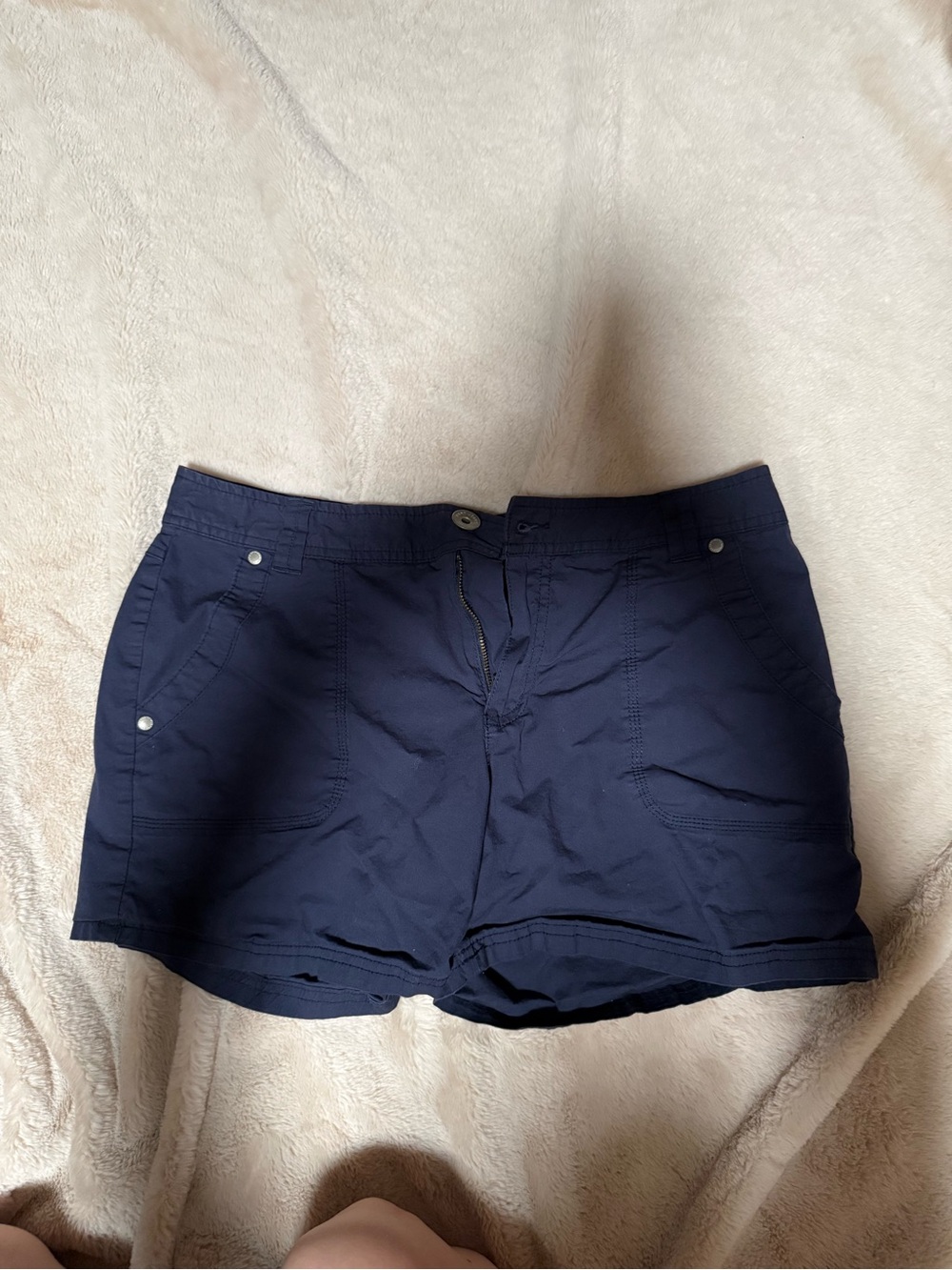 DKNY Navy Blue Casual Women's Shorts